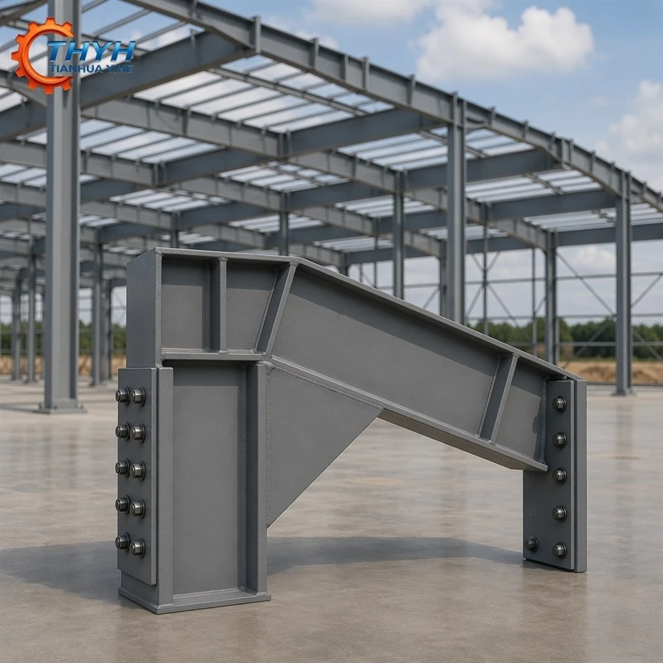 Hot-Dip Galvanized Steel Crane Runway Beam With Welded Bracket & Bolted End Plate For Overhead Gantry Crane Support Systems suppliers Hot-Dip Galvanized Steel Crane Runway Beam With Welded Bracket & Bolted End Plate For Overhead Gantry Crane Support Systems suppliers