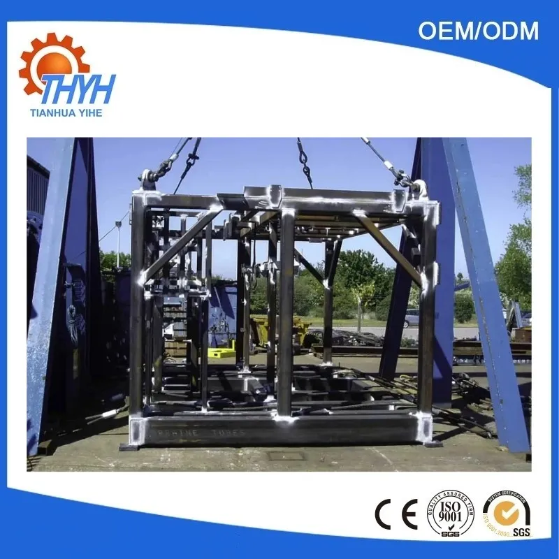 Large Steel Column Welding Parts factory