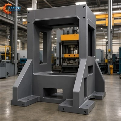 Custom Welded Press Machine Frame | Full Penetration Welds, Q355 Steel, ISO 9001 (
